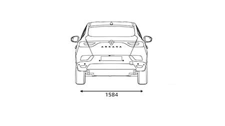 Renault Arkana dimensioner